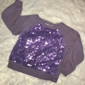 Heidi Klum Sequin & Mesh Sweater